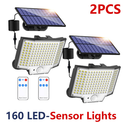 Lámpara Solar LED para Balcón y Jardín con Control Remoto Divisible - Image 9