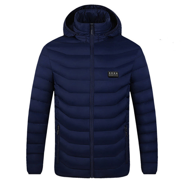 Chaqueta Térmica Calefactable USB - Abrigo Eléctrico Calentado para Hombre
