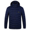 Chaqueta Térmica Calefactable USB - Abrigo Eléctrico Calentado para Hombre