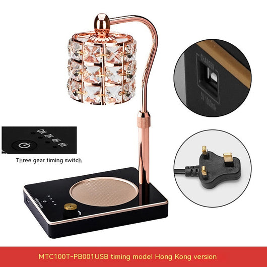 Lámpara de Aromaterapia Estilo Coreano con Difusor de Cera Ajustable - Image 3