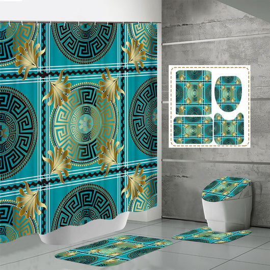 Cortina de Baño Impresa en 3D sin Perforaciones - Poliéster Premium - Image 2