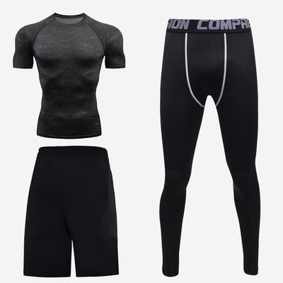 Conjunto Deportivo de 3 Piezas para Hombre - Playera Manga Corta - Image 11