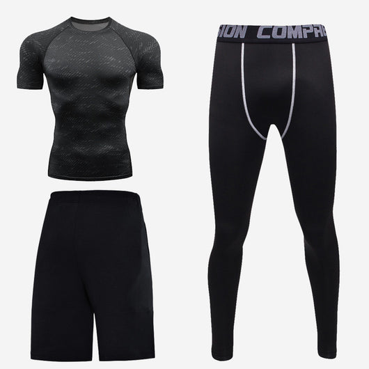 Conjunto Deportivo de 3 Piezas para Hombre - Playera Manga Corta - Image 11