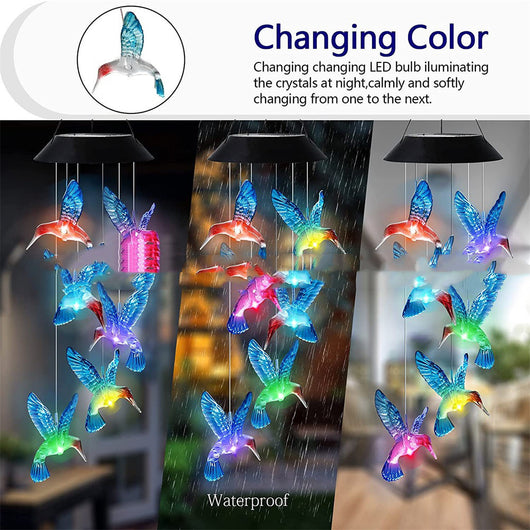 Luces Solares Decorativas Colibrí para Jardín y Patio - Image 9