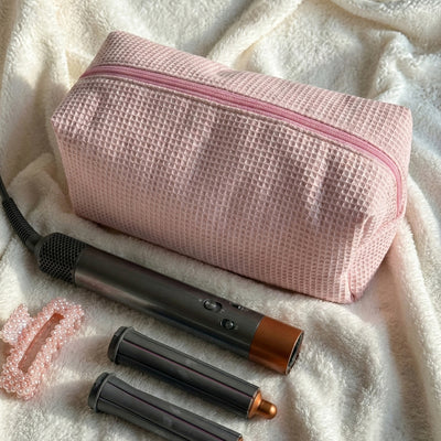 Bolsa Organizadora de Gran Capacidad para Secador y Maquillaje con Forro de Algodón - Image 4