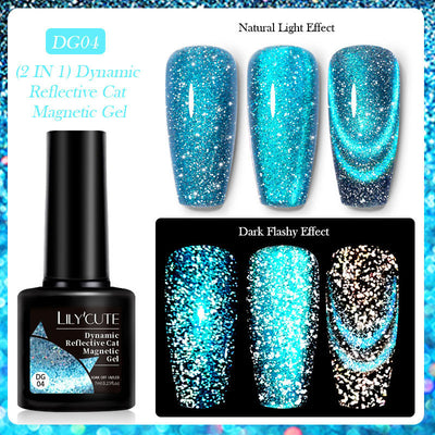 Esmalte Gel Efecto Diamante Cat Eye - Serie Brillo Cautivador - Image 9