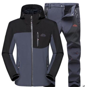 Traje Ejecutivo Shark Skin Soft Shell para Otoño e Invierno - Image 4