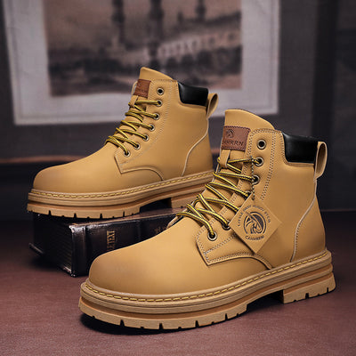 Botas de Trabajo Vintage en Cuero Genuino Talla Grande para Hombre - Image 41