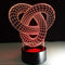 Lámpara LED Holográfica 3D Knot 2 - Ilusión Óptica Interactiva