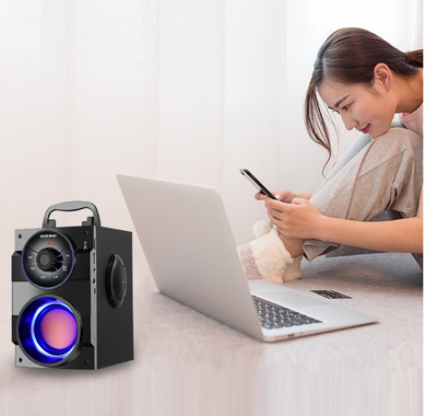Parlante Portátil Mini con Subwoofer para el Hogar - Image 5