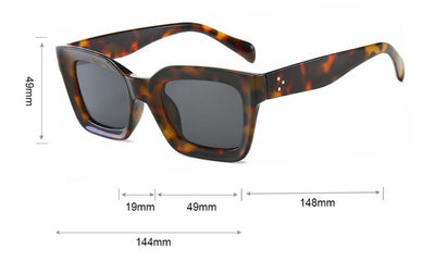 Gafas de Sol Cuadradas Retro Minimalista - Image 3