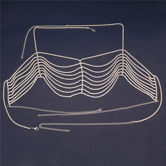 Cadena Corporal de Strass para Mujer - Sujetador Joyero - Image 9