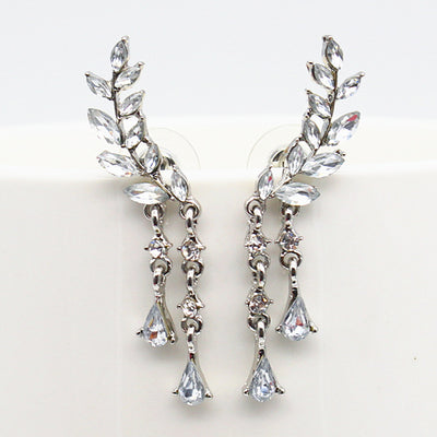 Aretes geométricos con borla larga elegante - Image 7