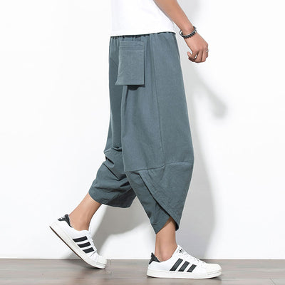 Pantalones Cortos Casuales Hombre - Diseño Moderno de 9 Puntos - Image 9