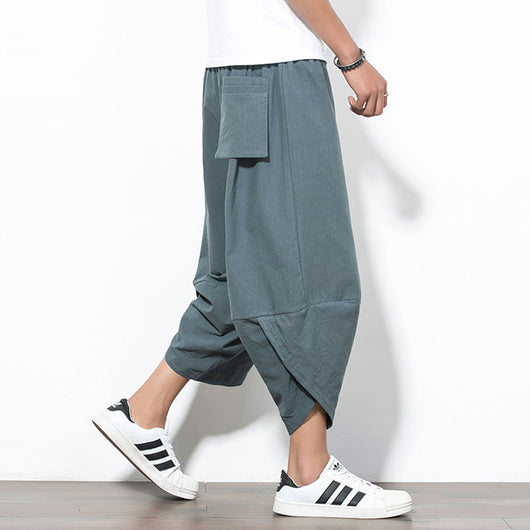 Pantalones Cortos Casuales Hombre - Diseño Moderno de 9 Puntos - Image 9