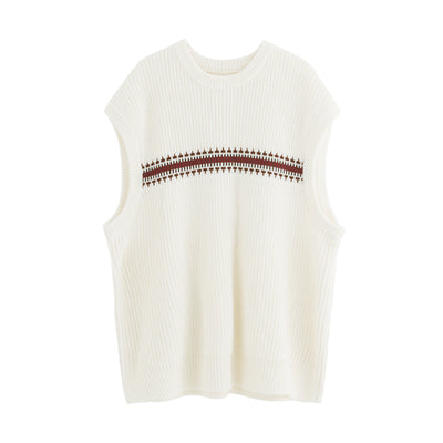 Chaleco Tejido Suelto Estilo Retro - Conjunto de Moda Tendencia - Image 11