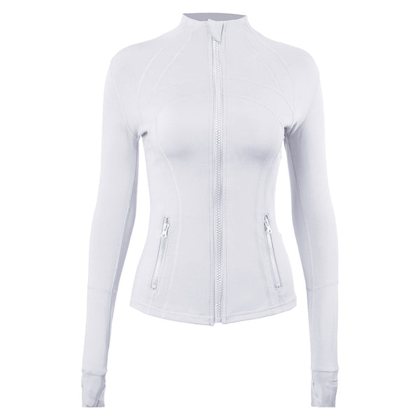 Chaqueta Reversible de Yoga para Mujer en Tela Cepillada