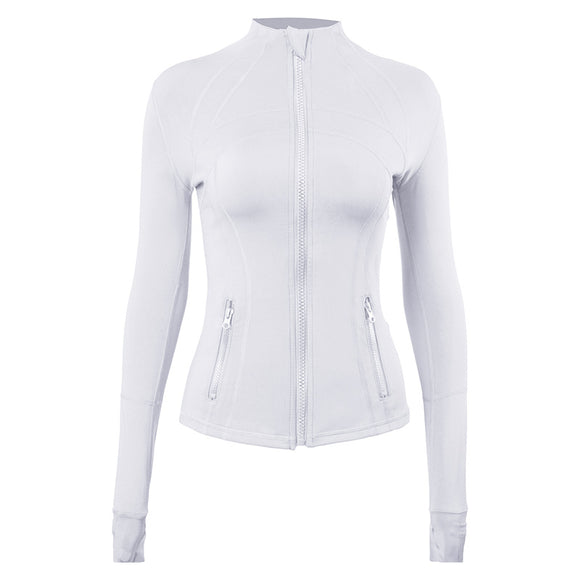 Chaqueta Reversible de Yoga para Mujer en Tela Cepillada