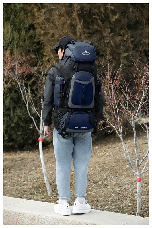 Mochila de Senderismo 90L XIYAHU - Resistente al Agua para Trekking y Acampada - Image 23