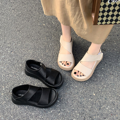 Sandalias de Plataforma con Velcro que Aumentan Altura - Comodidad Verano - Image 2