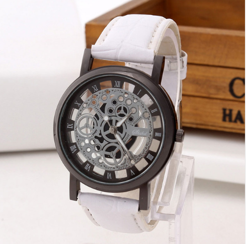 Reloj de pulsera hueco elegante unisex - Diseño moderno sin mecanismo - Image 4