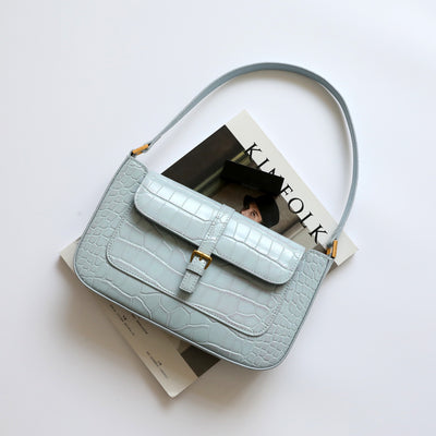 Bolso Bandolera Baguette - Elegancia Minimalista - Image 13