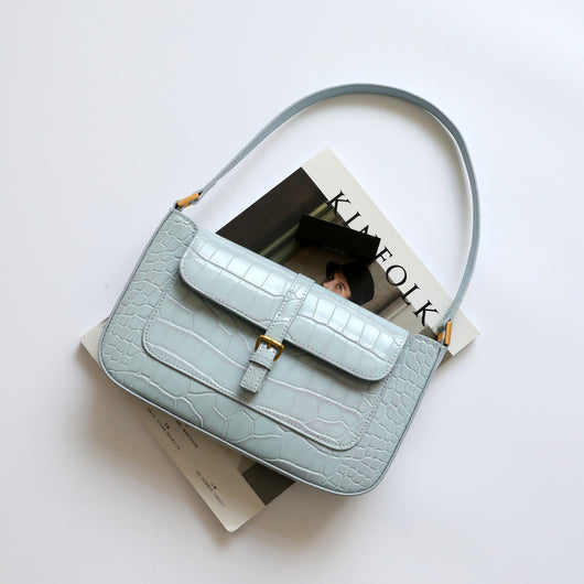 Bolso Bandolera Baguette - Elegancia Minimalista - Image 13