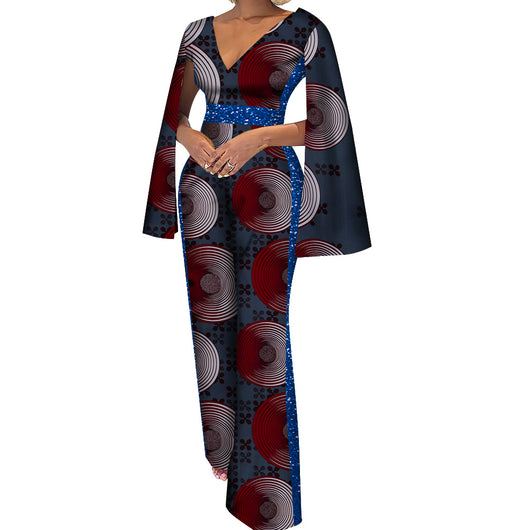 Jumpsuit de Algodón con Estampado Étnico Batik para Mujer - Image 20