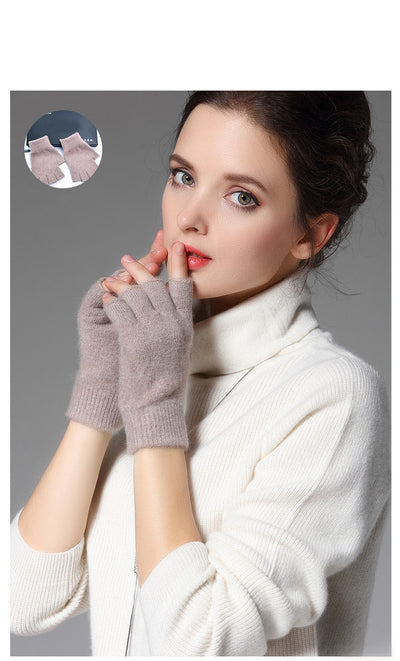 Guantes de Lana Mitones sin Dedos - Image 7