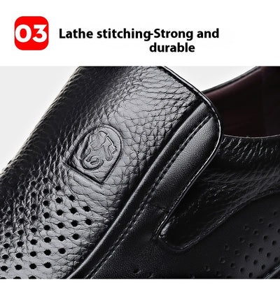 Zapatos de Cuero para Hombre con Suela Flexible y Respirable - Image 15