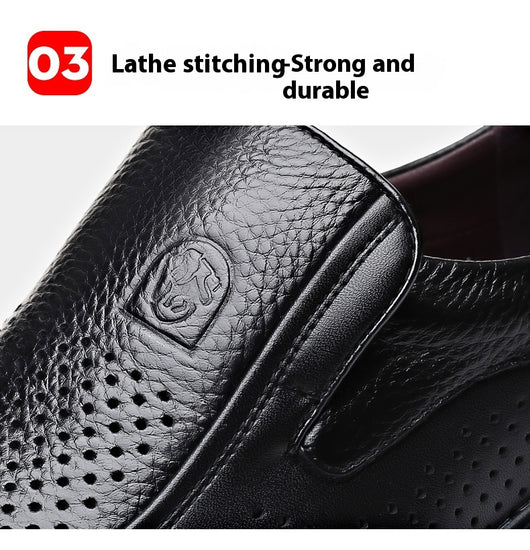 Zapatos de Cuero para Hombre con Suela Flexible y Respirable - Image 15