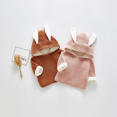 Cardigan Infantil con Orejas de Conejo - Suéter Versátil para Niños y Niñas - Image 5