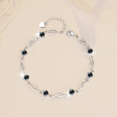 Pulsera de Plata Esterlina con Moissanita Multicolor S925 - Image 11