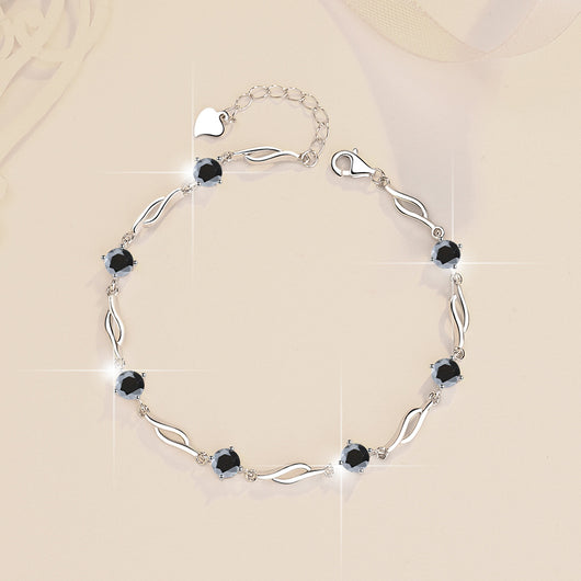 Pulsera de Plata Esterlina con Moissanita Multicolor S925 - Image 11