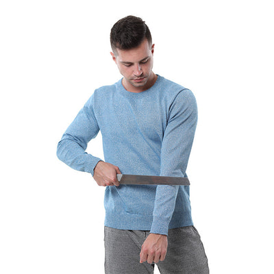 Playera Protectora Cuello Redondo Azul para Hombre - Image 16