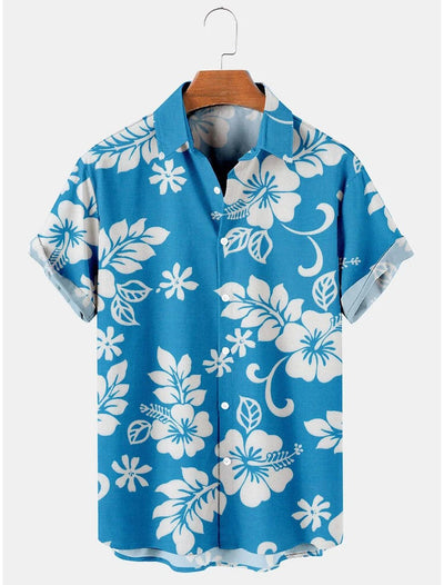 Camisa Estampada de Color Sólido para Hombre - Image 5