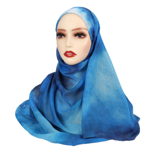 Pañuelo Hijab de Satén Estampado - Image 5
