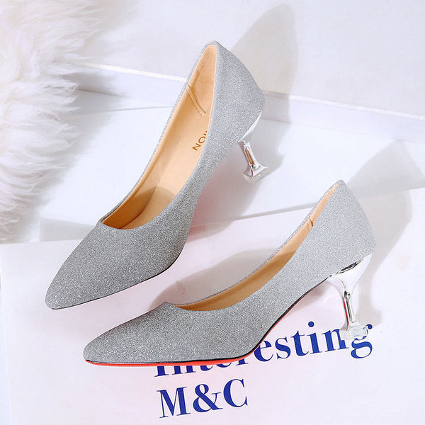 Tacones Stiletto Puntiagudos con Degradado Sexy