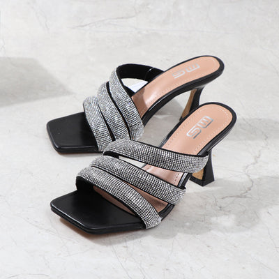 Tacones Altos Brillantes para Mujer - Sandalias Estileto Cómodo para Fiesta - Image 3