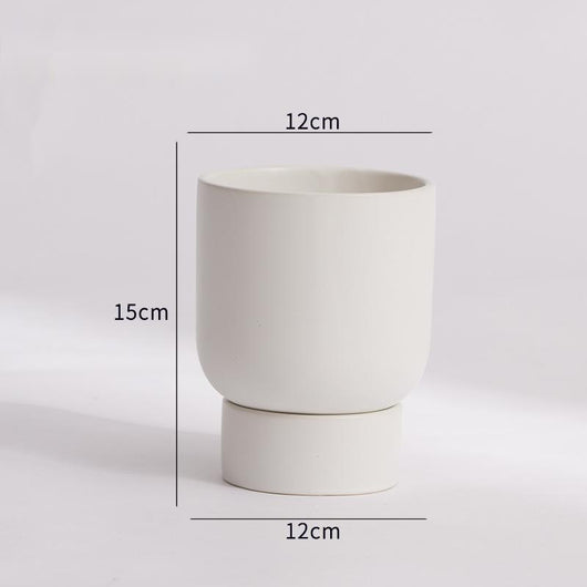 Maceta de Cerámica Verde Estilo Morandi para Decoración - Image 11
