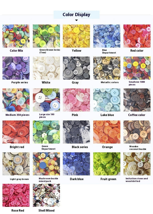 Botones de Resina Artesanal Multicolor con Diseño Floral para Manualidades DIY - Image 2