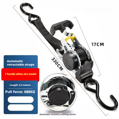 Correa Automática Reutilizable para Sujeción de Equipaje en Auto y Moto - Image 5