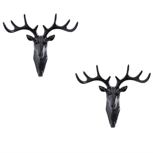 Perchero Decorativo Cabeza de Ciervo con Astas - Organizador de Pared para Ropa, Sombreros y Accesorios - Image 9