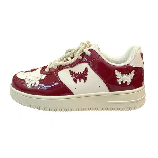 Tenis Plataforma Hip Hop Mariposa Verano Transpirable - Image 2