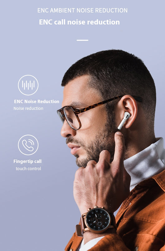 Auriculares Inalámbricos Bluetooth con Cancelación de Ruido y Pantalla Digital - Image 16