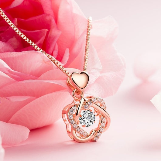 Collar de Plata Corazón Palpitante S925 - Image 3