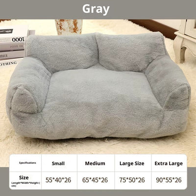 Sofá Cama Felpa Extragrande para Mascotas y Conejos - Image 9