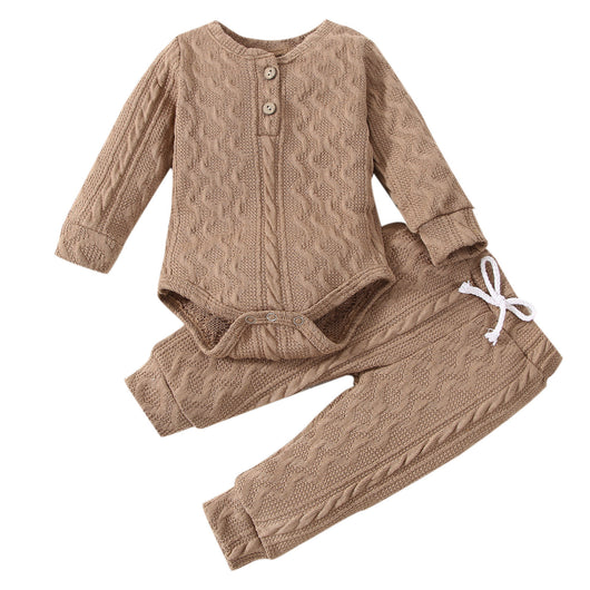 Conjunto Infantil de Dos Piezas con Cuello Redondo y Mangas Largas - Image 5