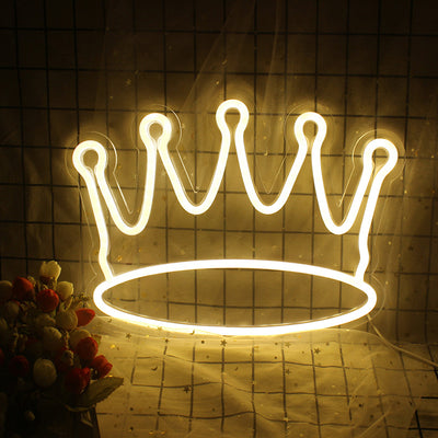 Corona Luminosa Neon LED - Decoración de Luz Atmosférica Personalizable - Image 6