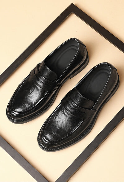 Zapatos de Cuero Slip-On Elevados para Negocios Casuales - Image 20